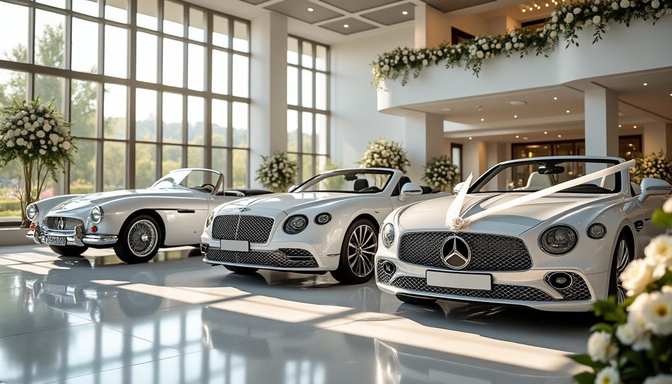 découvrez nos conseils pour choisir la voiture de mariage idéale et rendre votre journée inoubliable avec le modèle parfait adapté à votre style et budget.