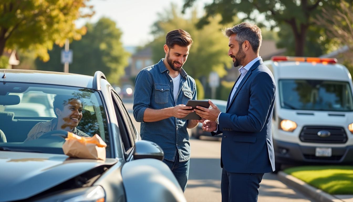 découvrez comment bénéficier d'un accompagnement personnalisé en cas de sinistre avec votre assurance auto pour une gestion simplifiée et rapide de votre dossier.