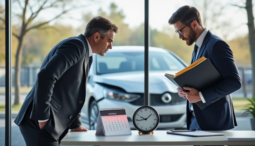 découvrez les délais à respecter pour déclarer un sinistre auprès de votre assurance auto et évitez les complications lors de vos démarches.